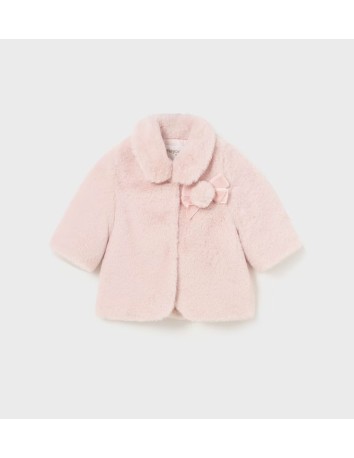 Mayoral Abrigo de pelo colección Rosa Soft