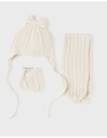 Mayoral Conjunto Gorro, manoplas y bufanda