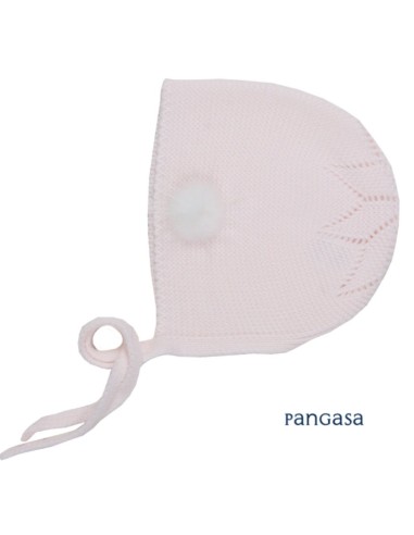 Pangasa Capota Estrella Pompón Rosa Bebé