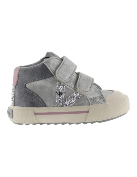 Victoria botines niña Glitter plata modelo Tribu