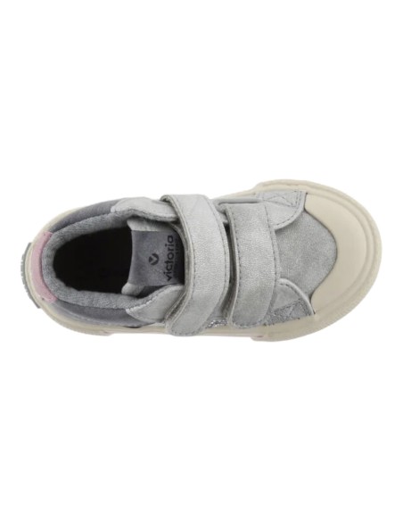Victoria botines niña Glitter plata modelo Tribu