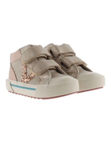 Victoria botines niña Glitter Nude modelo Tribu