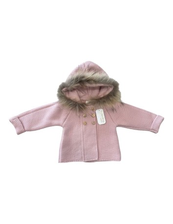 Valentina Bebes Chaquetón Punto Pelo Natural 2