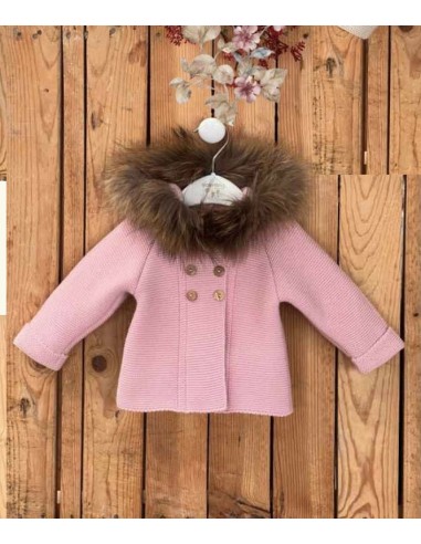 Valentina Bebes Chaquetón Punto Pelo Natural