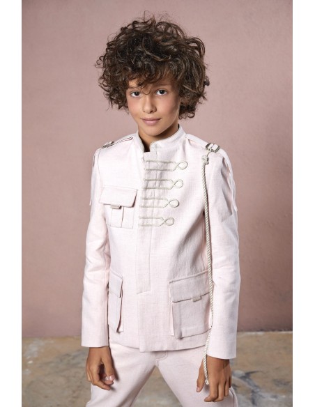 Hortensia Maeso Almirante Mateo Rosa comunión niño 2024