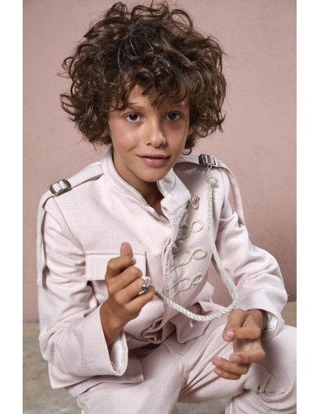 Hortensia Maeso Almirante Mateo Rosa comunión niño 2024