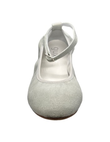 Guxs Zapato Niña modelo Ballet piel ante salvia 2