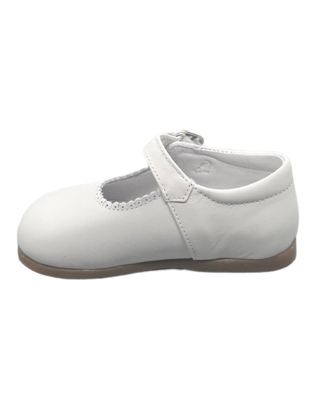 Guxs  Merceditas piel castor porcelana