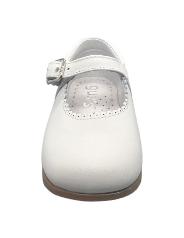 Guxs  Merceditas piel castor porcelana