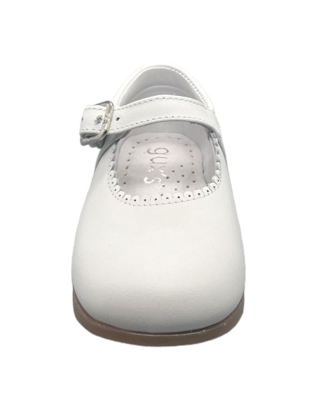 Guxs  Merceditas piel castor porcelana