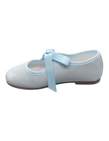 Zapato Angelito niña piel ante azure 2