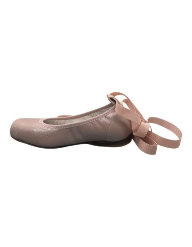 Guxs Zapato Niña modelo Ballet Piel metal Nude...