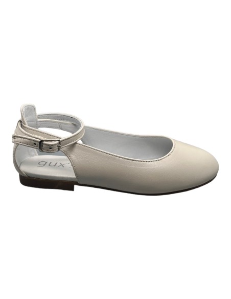 Guxs Zapato Bailarina Destalonada piel soft metal Geminis