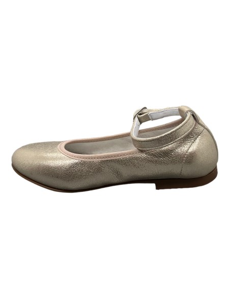 Guxs Zapato Niña Ballet piel polvore cava