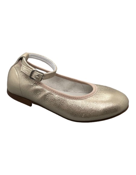 Guxs Zapato Niña Ballet piel polvore cava