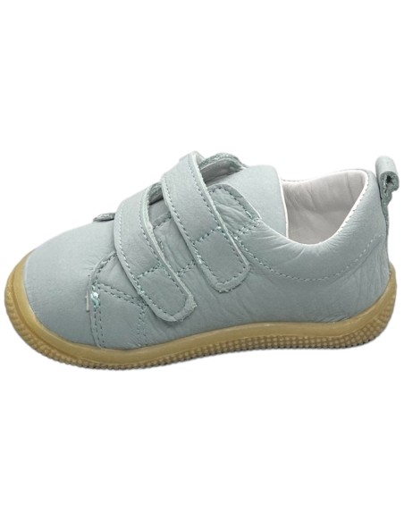 Biotecnical zapato casual blandito piel aguamarina