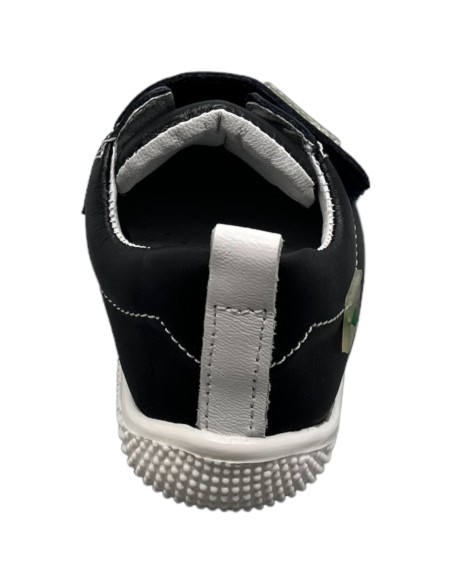 Biotecnical zapato deportivo casual en piel blandito color azul