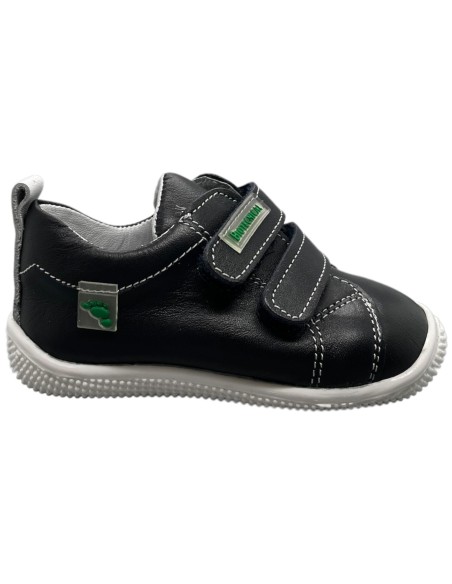 Biotecnical zapato deportivo casual en piel blandito color azul