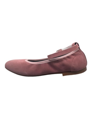 Guxs Zapato Niña modelo Ballet piel ante color...