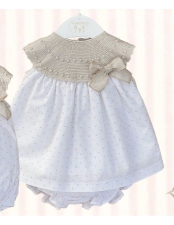 Valentina Bebes colección Arena Vestido Tricot