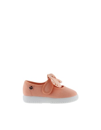 Victoria Modelo Ojalá Lona Pañuelo Rayas Color Coralina 2