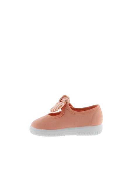 Victoria Modelo Ojalá Lona Pañuelo Rayas Color Coralina