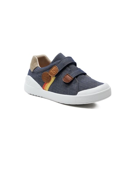 Biomecanics zapatilla lona azul marino piqué