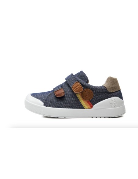 Biomecanics zapatilla lona azul marino piqué