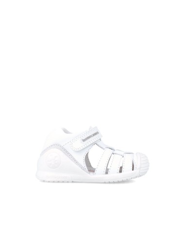 Biomecanics Sandalia unisex blanca con cierre...