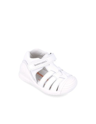 Biomecanics Sandalia unisex blanca con cierre...