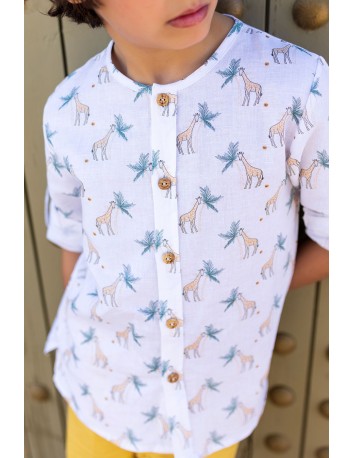 Kids Chocolate camisa niño colección Jirafas