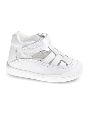 Pablosky  sandalia niña 036500 piel color blanco...