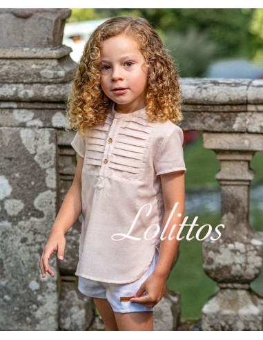Lolittos colección Melocotón Pantalón + Camisa