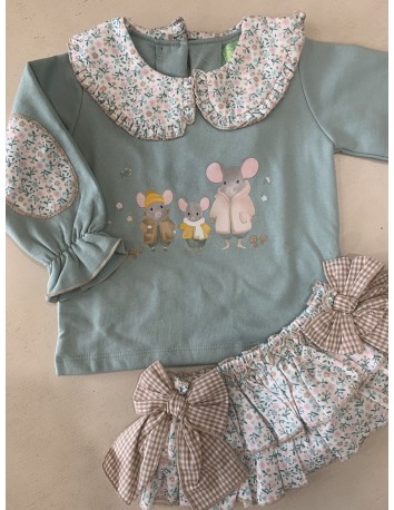 Pio Pio colección Liberty Conjunto niña 2
