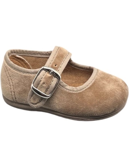 Merceditas Terciopelo color Beige
