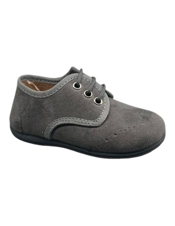 Zapato Blucher Niño color Gris