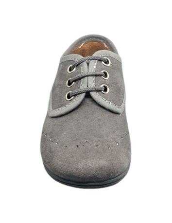 Zapato Blucher Niño color Gris 2