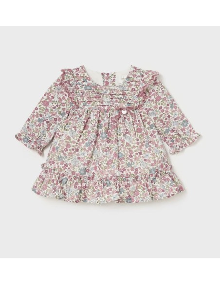 Mayoral Vestido estampado volantes