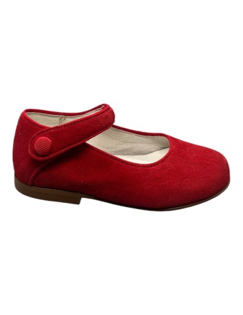 Guxs Mercedes piel ante rojo