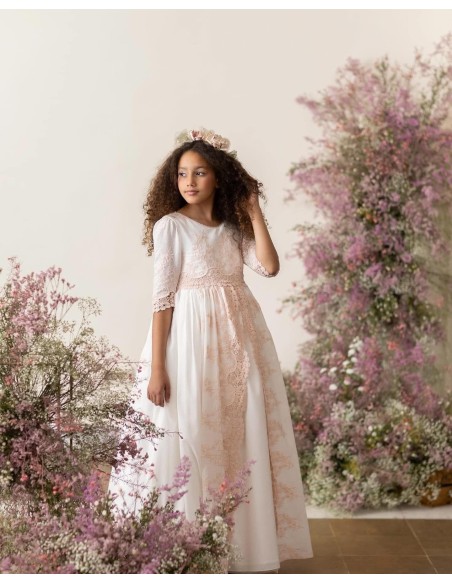 Alhuka Vestido de Comunión Esmeralda