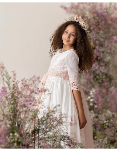 Alhuka Vestido de Comunión Esmeralda