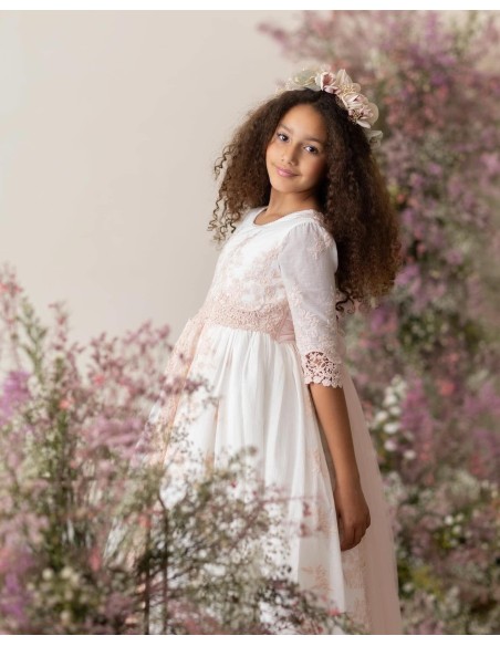 Alhuka Vestido de Comunión Esmeralda