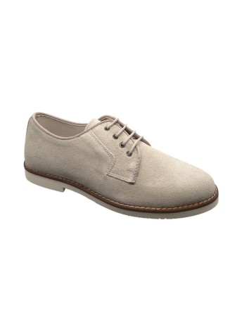 Guxs zapato blucher niño color Serraje Beige