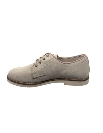 Guxs zapato blucher niño color Serraje Beige 2