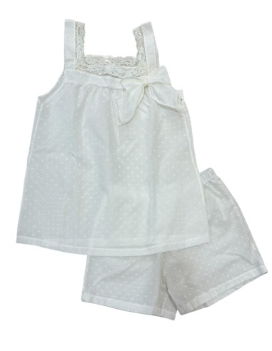Rapife Pijama Plumeti crudo