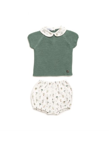 Juliana Bebés colección Verde Hoja Conjunto pantalón