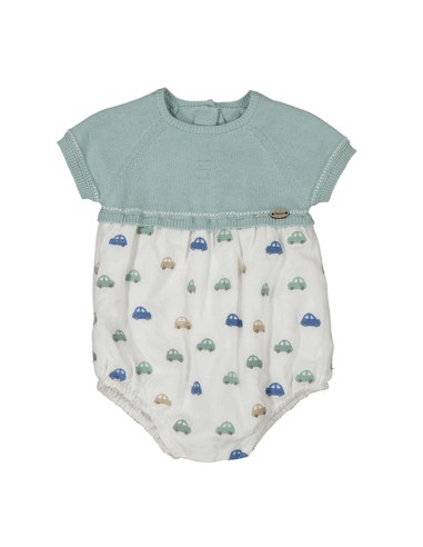 Mayoral Conjunto Pelele tricot Menta