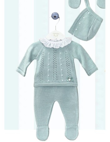 Valentina Bebes colección Verde Empolvado Conjunto