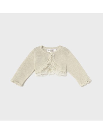 Mayoral newborn rebeca ceremonia color Champagne 1308