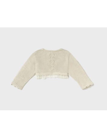 Mayoral newborn rebeca ceremonia color Champagne 1308 2